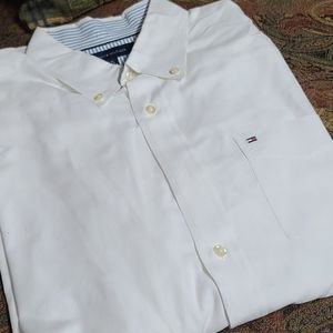 Tommy Hilfiger button down, long sleeve shirt, siz